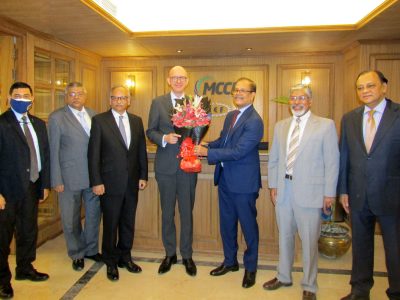 The Ambassador of the EU Delegation to Bangladesh visits MCCI’s Gulshan Office