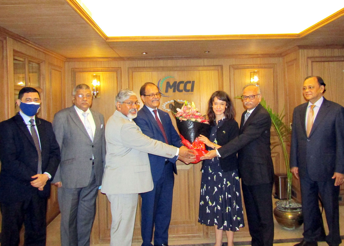 Swedish Ambassador visits MCCI's Gulshan Office