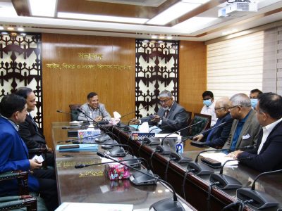 MCCI office-bearers pay courtesy call to the Hon'ble Law Minister