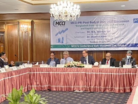 MCCI Organizes Post-budget Discussion with PRI