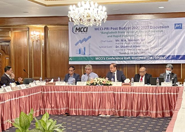 MCCI Organizes Post-budget Discussion with PRI