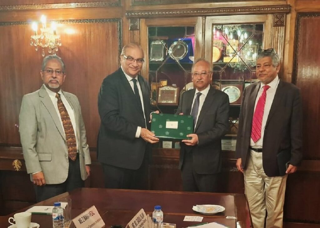 Delegation from the High Commission of Pakistan in Bangladesh Paid a Courtesy Visit to MCCI